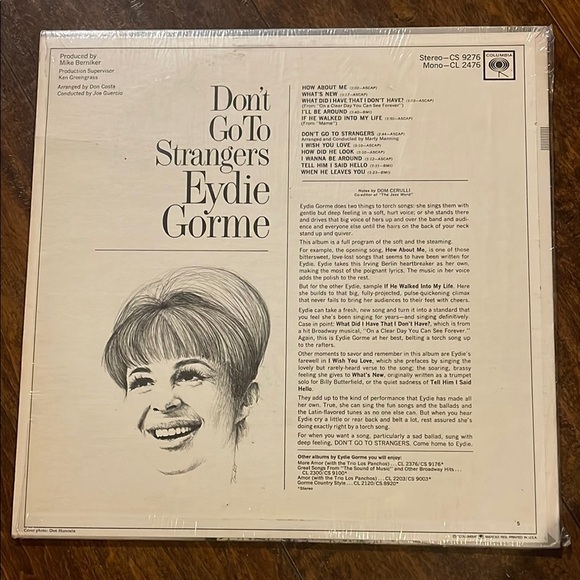 Eydie Gorme Vinyl Record - Picture 2 of 5